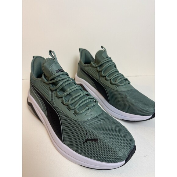 PUMA Men\'s Amplifier Shoes Size 12 Green Sneakers Running Active Lightweight main image 4